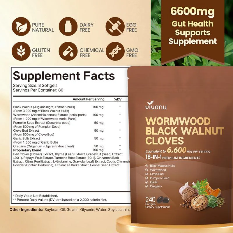 Black Walnut Cloves Capsules - Image 4